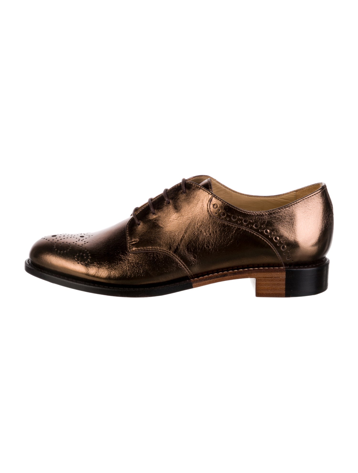 The Office of Angela Scott Leather Oxfords